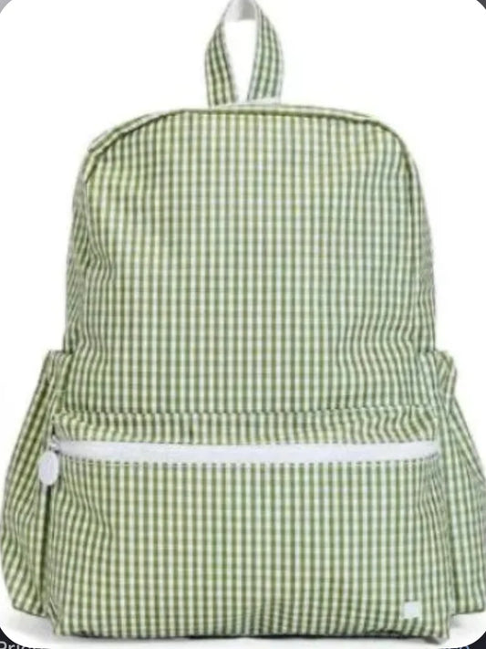 Gingham Moss Backpack