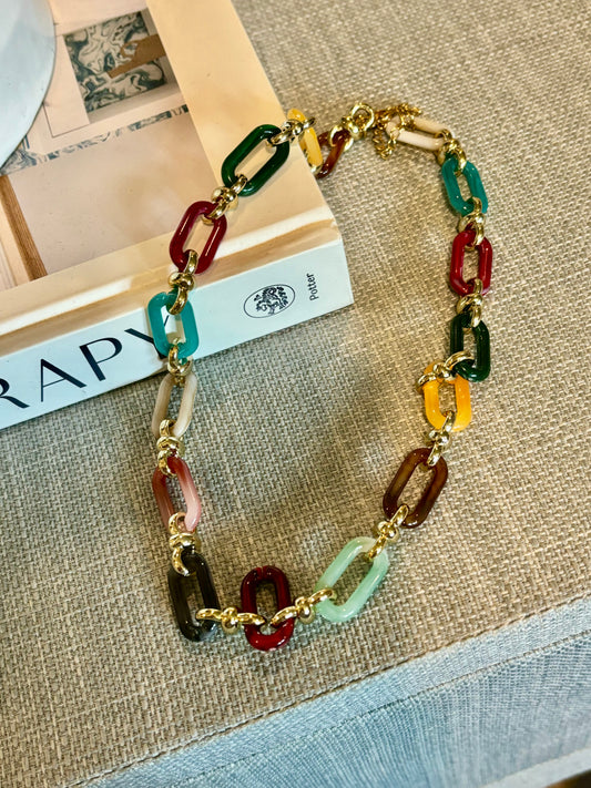 Fall chain necklace