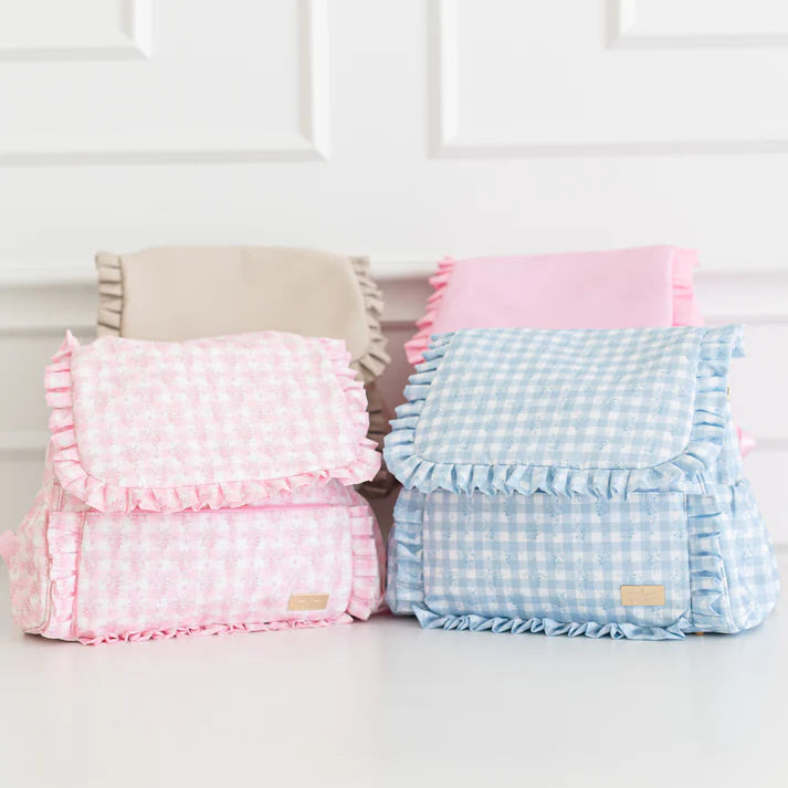 Ruffled Nylon Diaper Bag ( Multiple Colors)