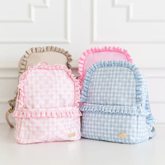 Ruffled Nylon Backpack ( Multiple Colors)