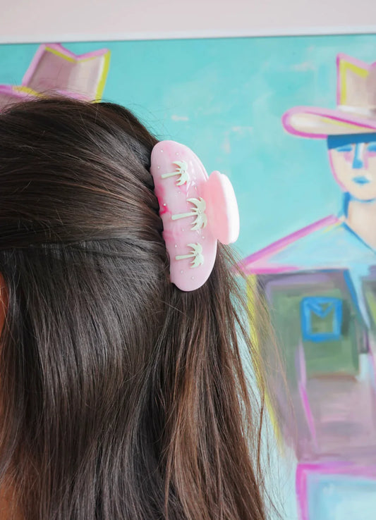 Palm Trees Hair Clip