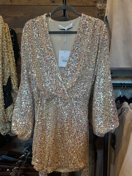 Sequin Wrapped romper
