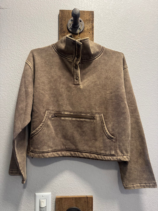 Addy Pullover -Mocha
