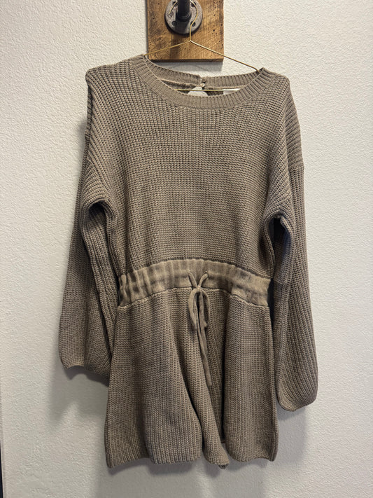 Luren Grid Tweed Romper