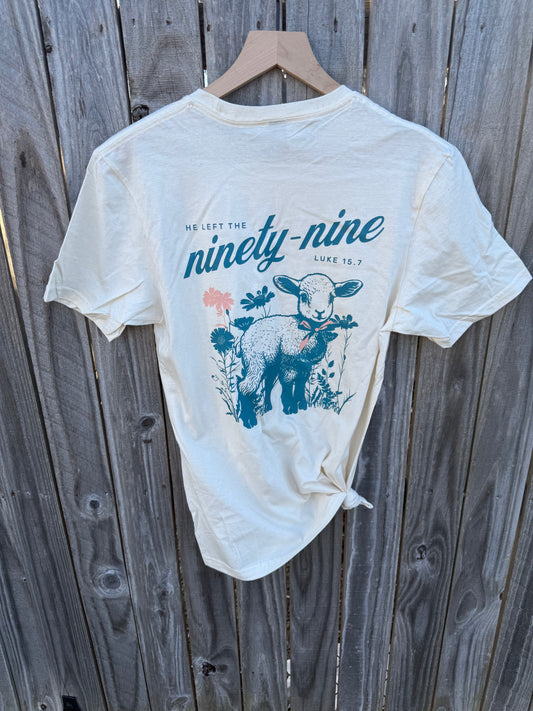 He Left the 99 Luke 15:7 Graphic Tee