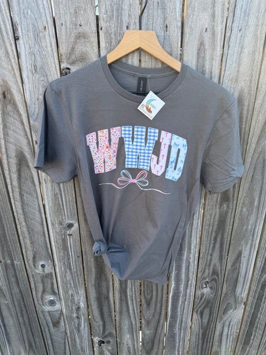 WWJD Bow Graphic Tee