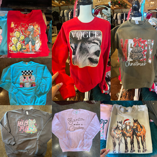Mystery Regular Holiday Sweatshirt