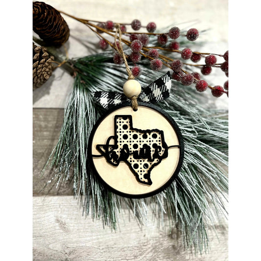 Texas Home Rattan Ornament