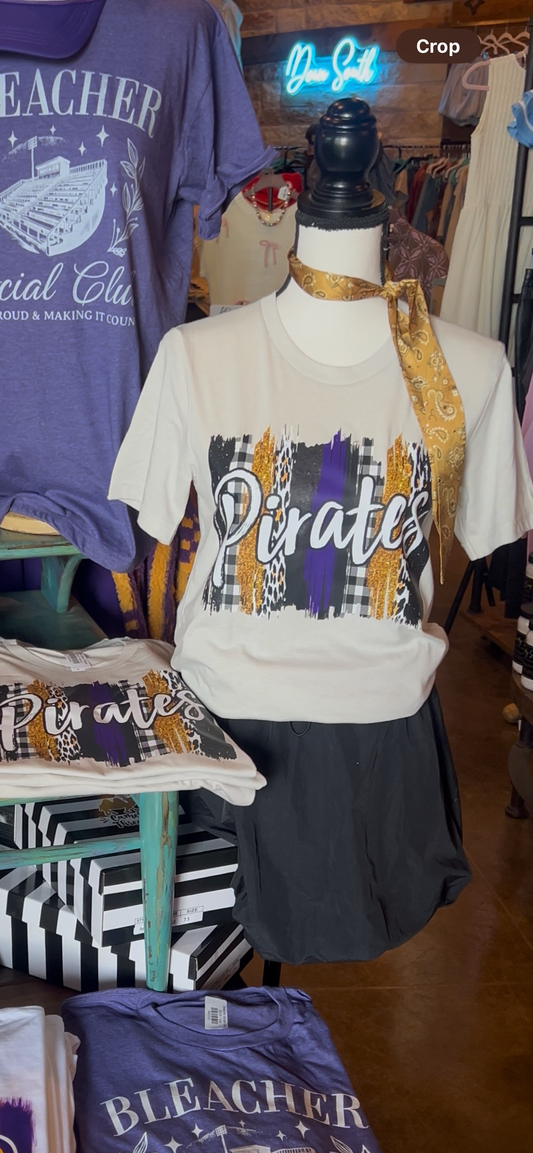 Gold Glitter Pirates