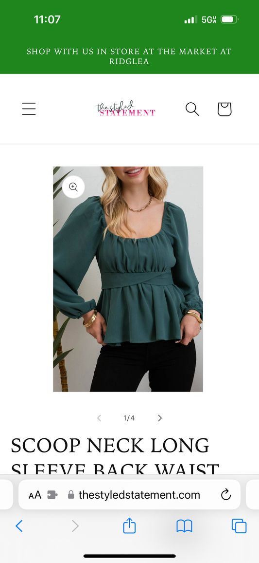 Emerald top
