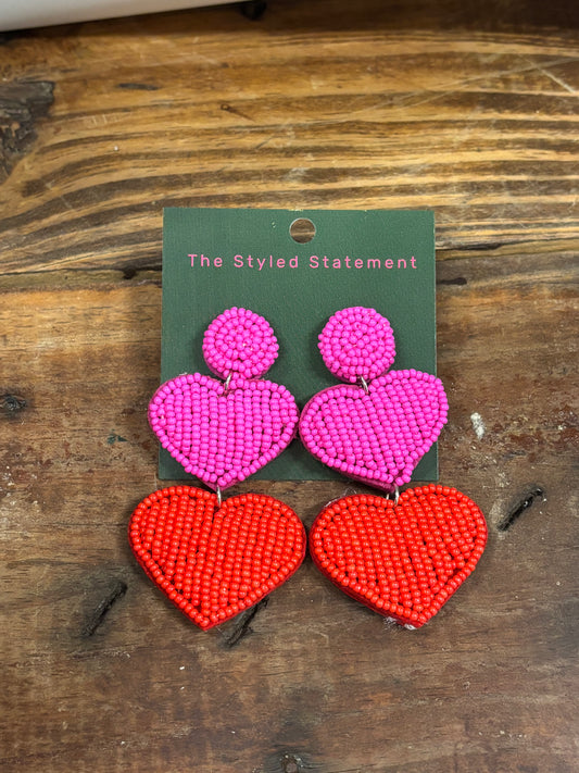 Beaded Hearts