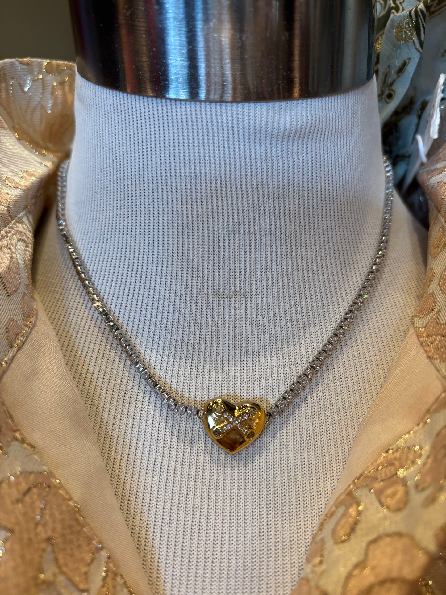 Rhinestone necklace