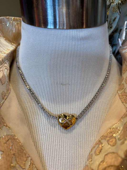 Rhinestone necklace