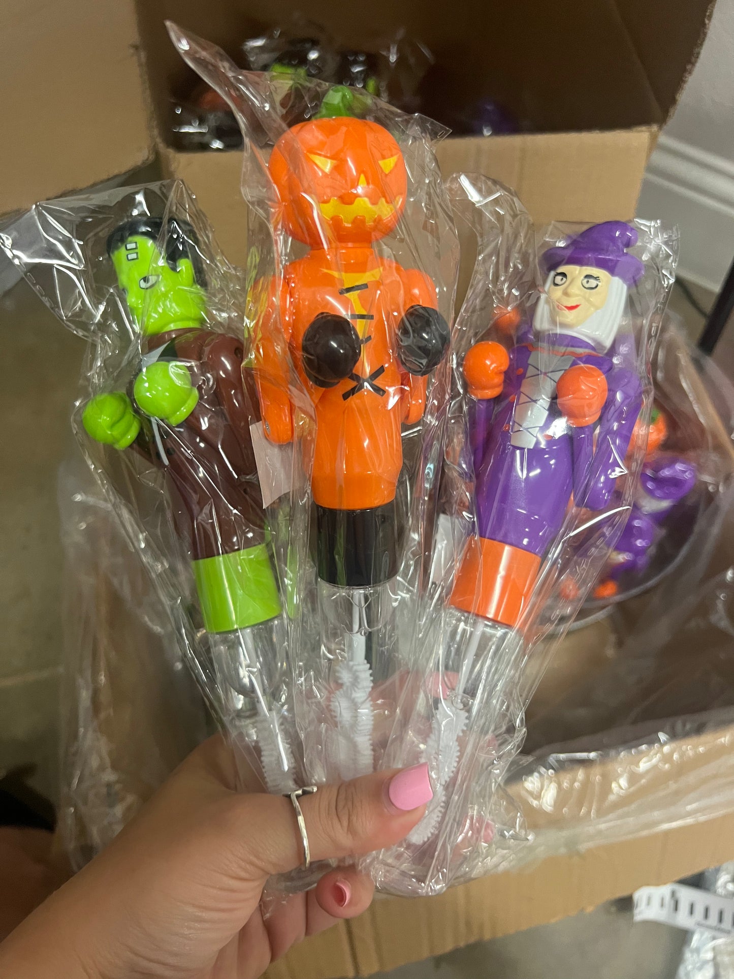 Halloween Punching Bubble Makers