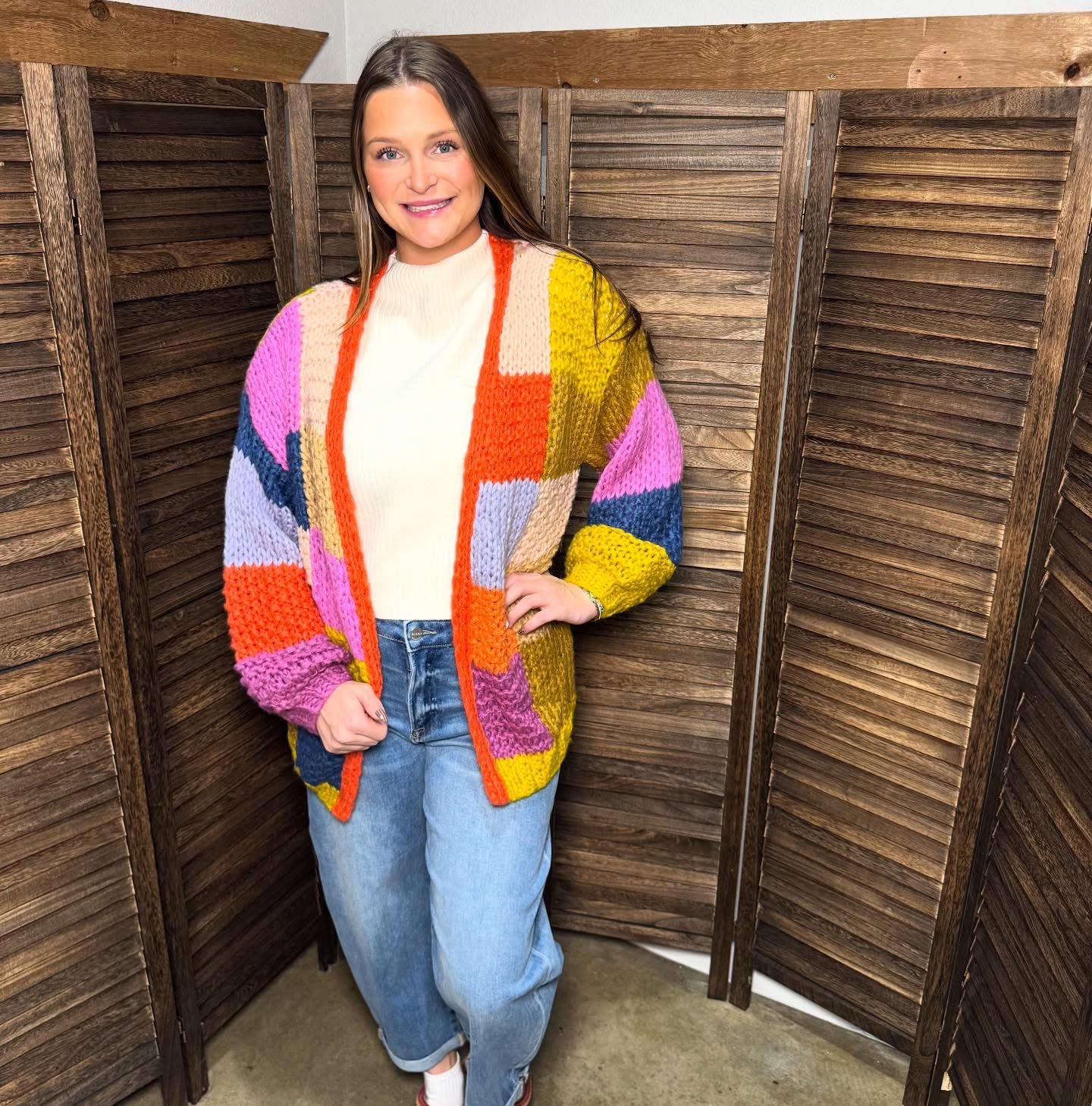 Electric Colorful Cardigan