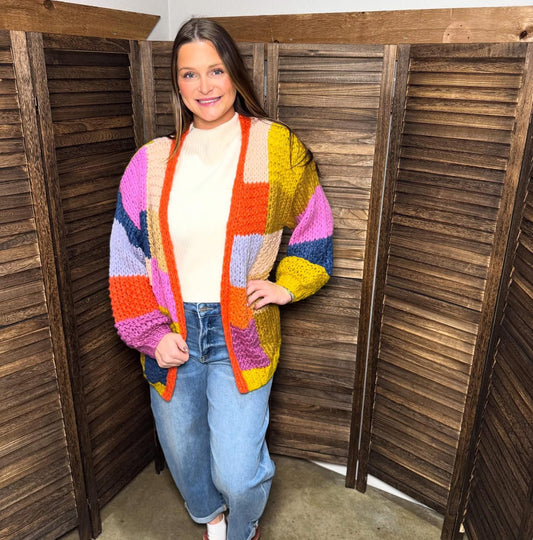 Electric Colorful Cardigan