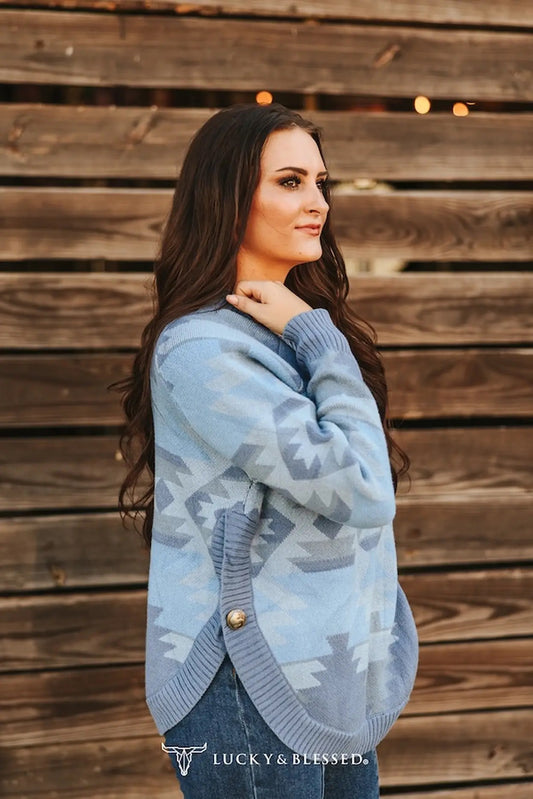 Blue Buffalo Coin Sweater
