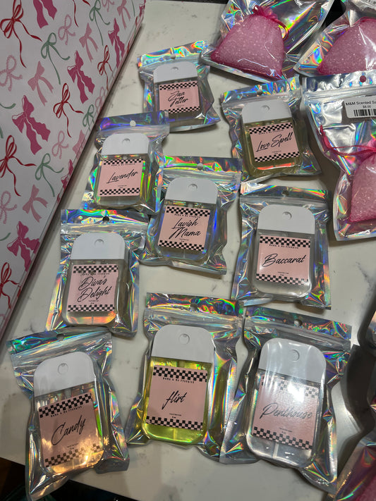 M&M Hand sanitizers