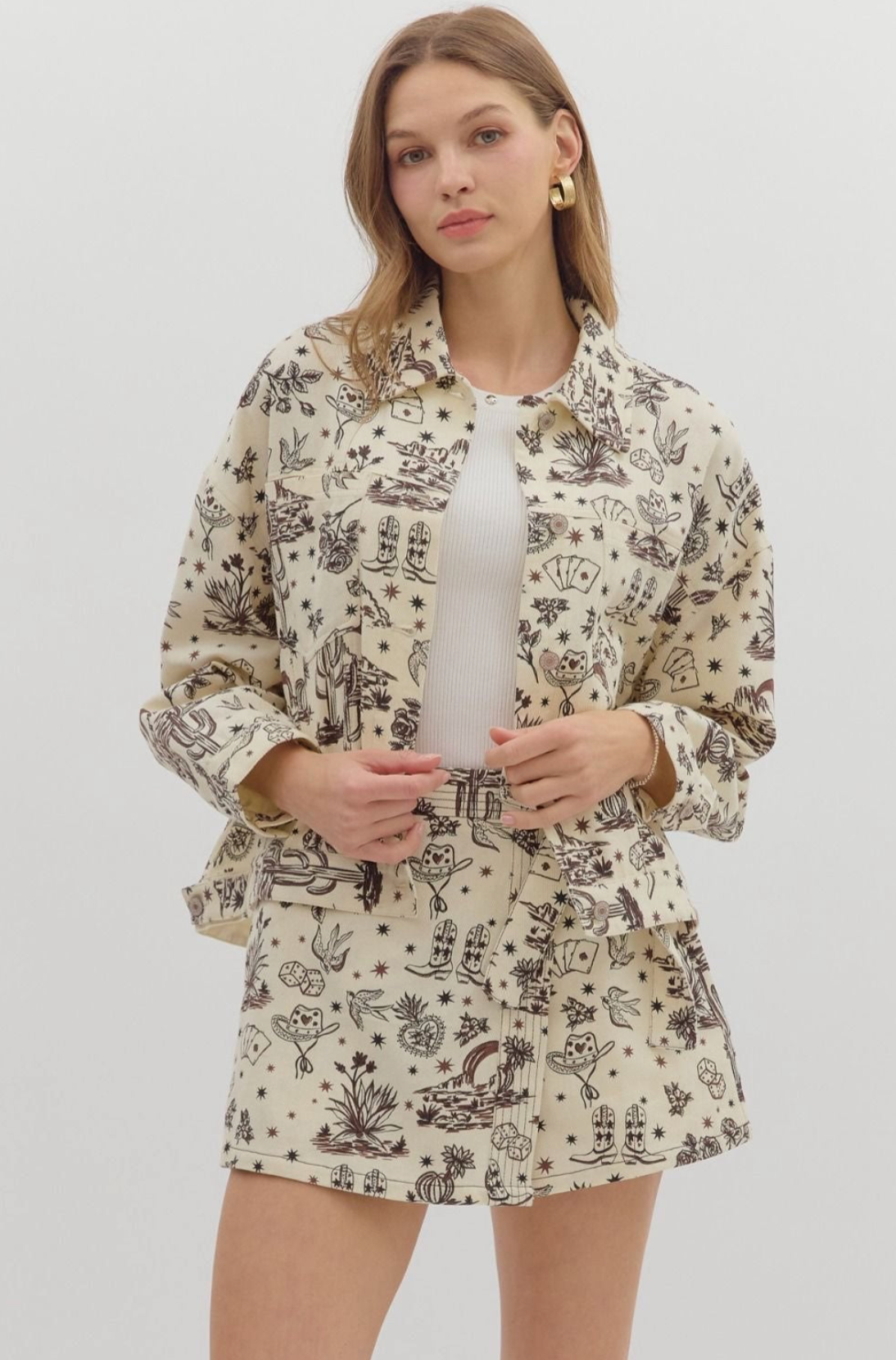 Western Cowgirl Button Down