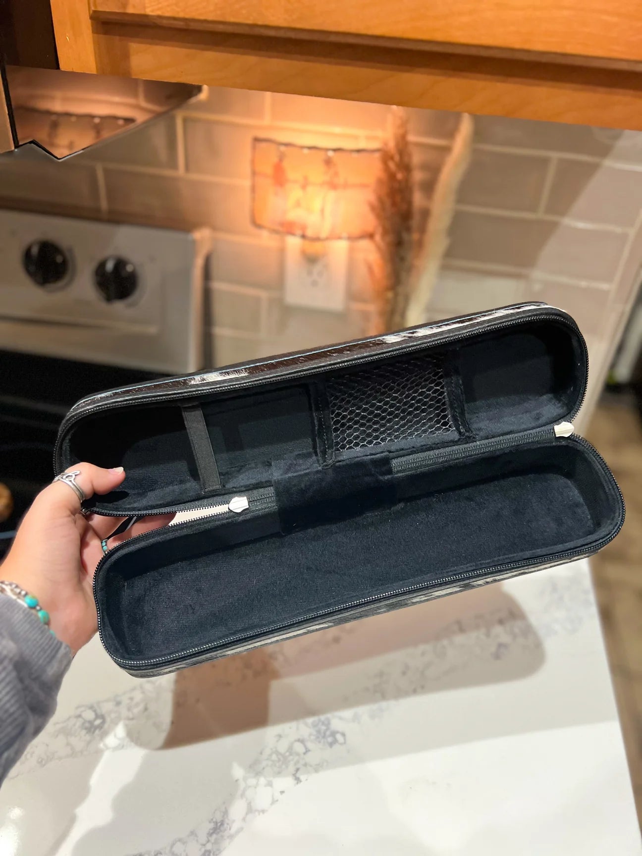 Cowhide Hot Iron Travel Case