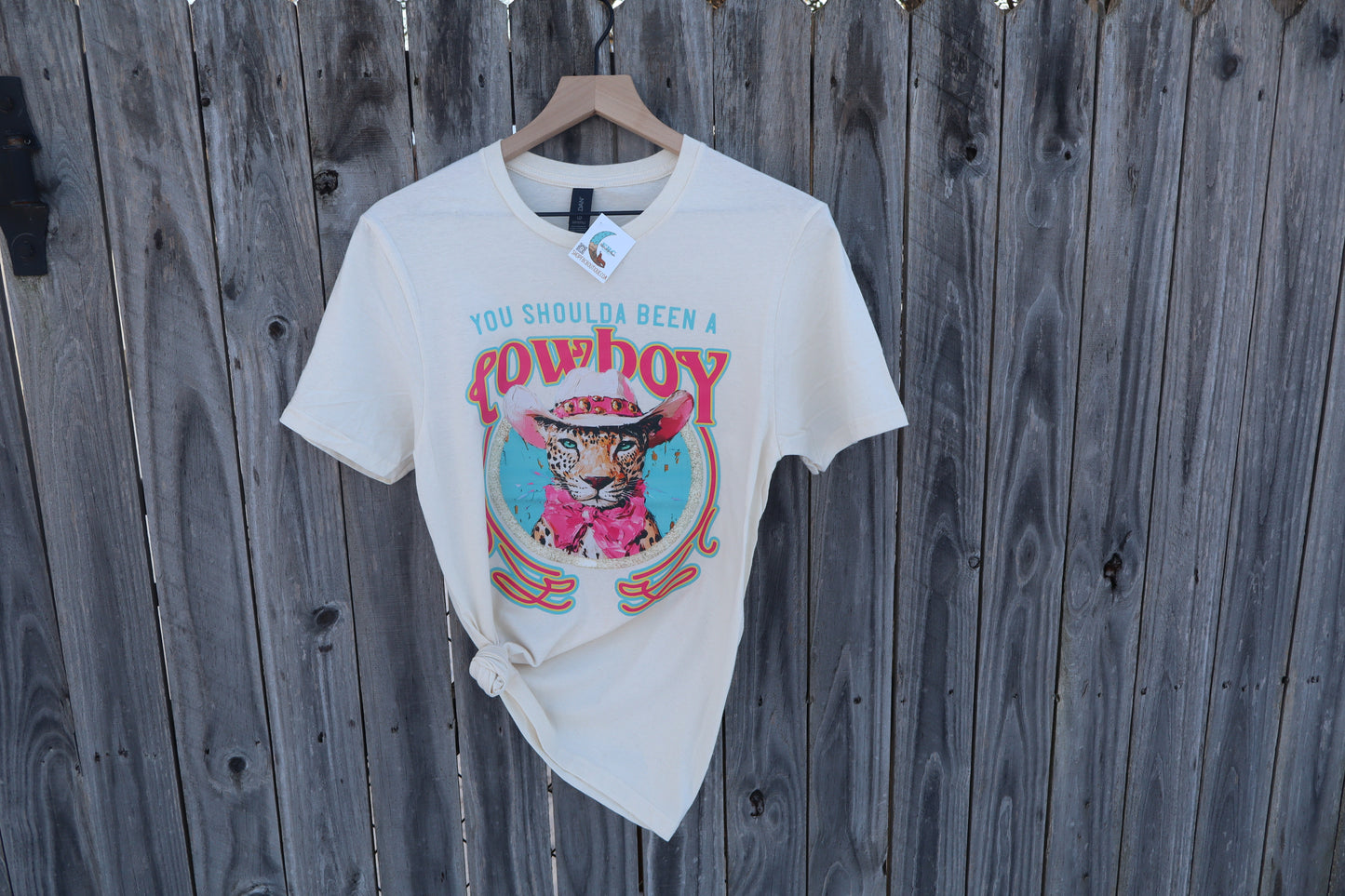 You Shoulda Been A Cowboy Western Graphic Tee