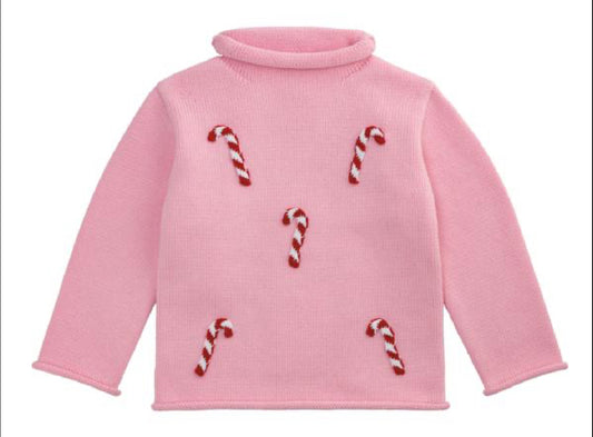 Candy Cane Rollneck Sweater