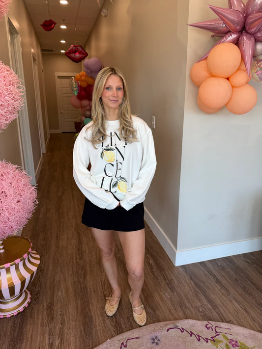 Limon Boyfriend Sweatshirt – Sea Salt