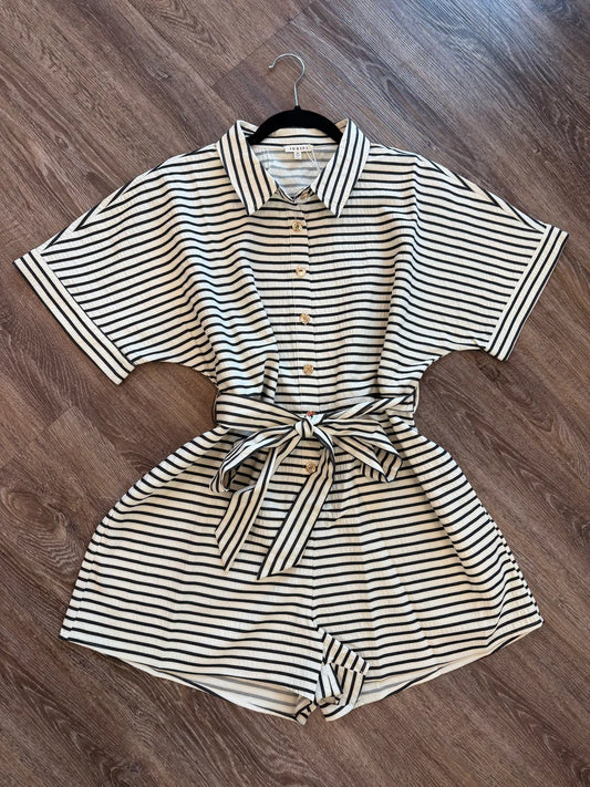 Mallory Stripe Romper