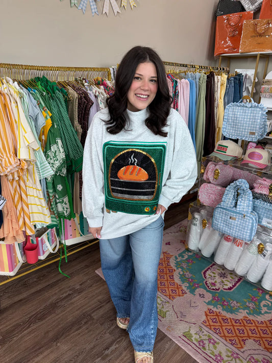 Bun In The Oven Mock Neck QOS