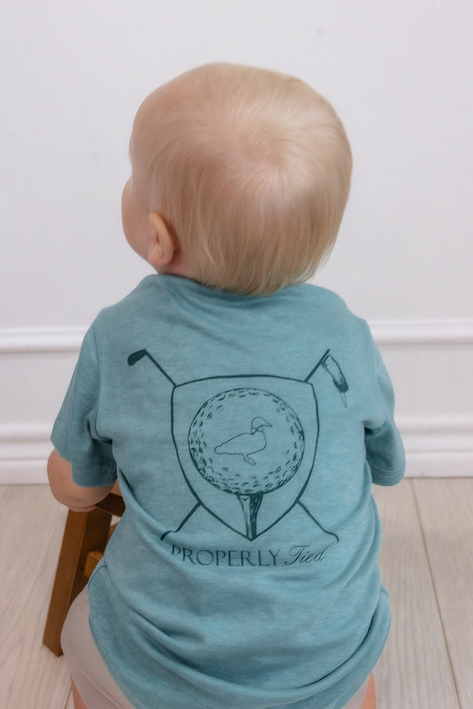 Boys Portland Pocket Tee SS Tee Time Clover