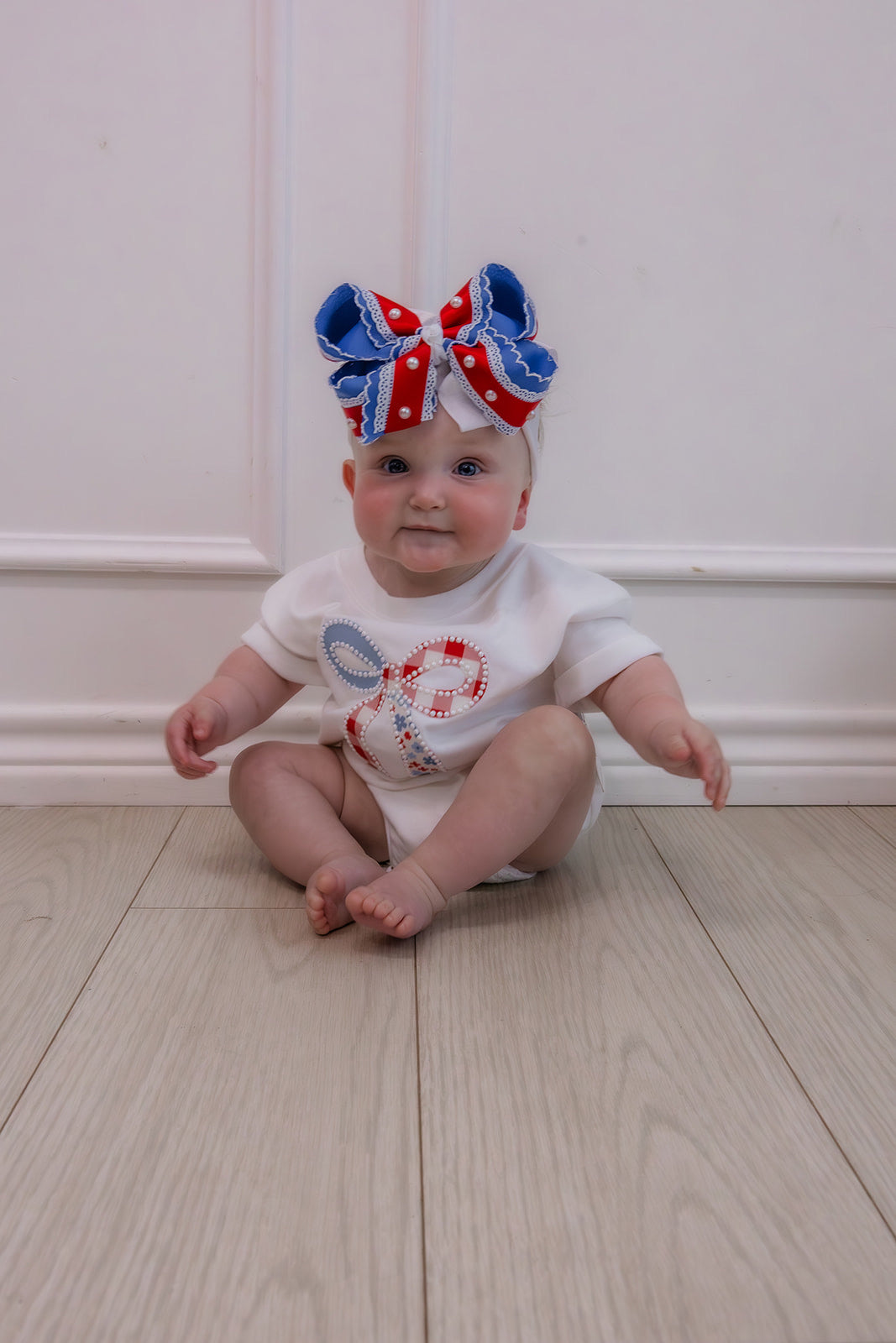 Patriotic Pearl Bow