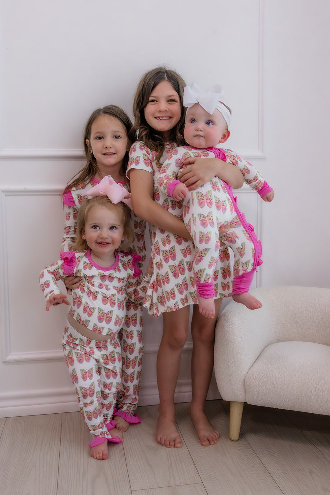 Girls Butterfly Bamboo Dress