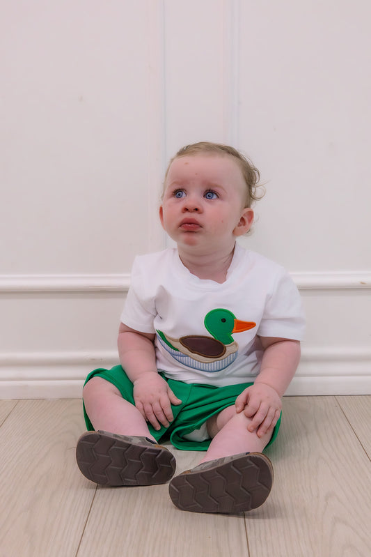 Boys Mallard Duck Short Set
