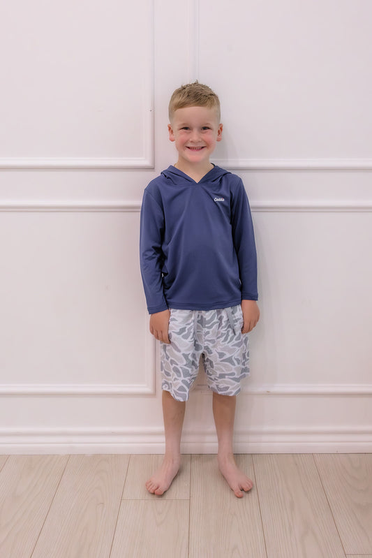 Youth Athletic Short - White Camo