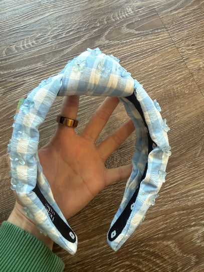 Butterfly Gingham Headband