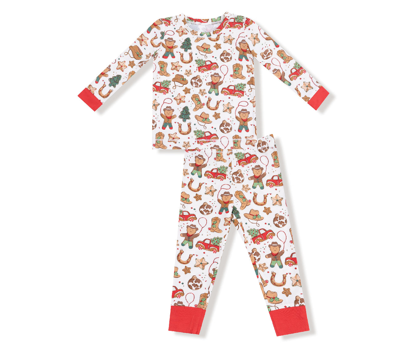 Cowboy Christmas Romper / Loungewear Set