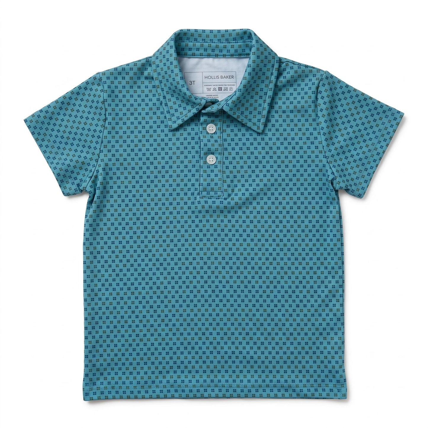 Kyle Polo - Blue + Green Geometric