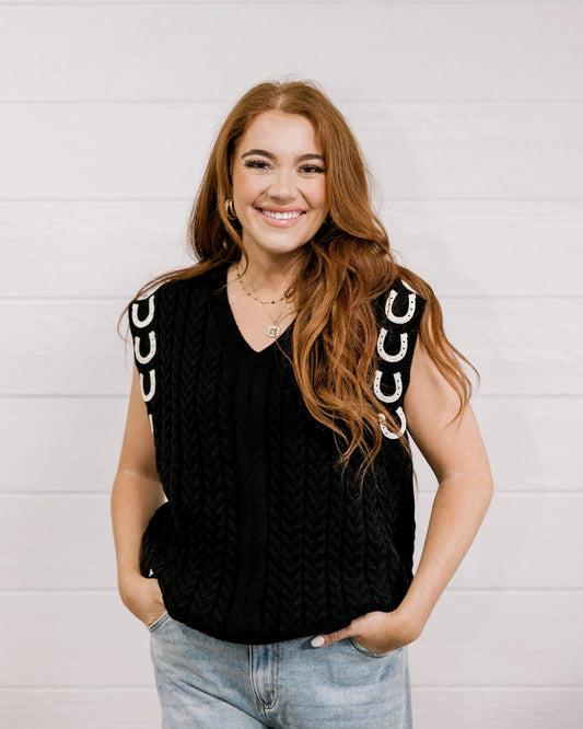 Kodi vest - black horseshoe