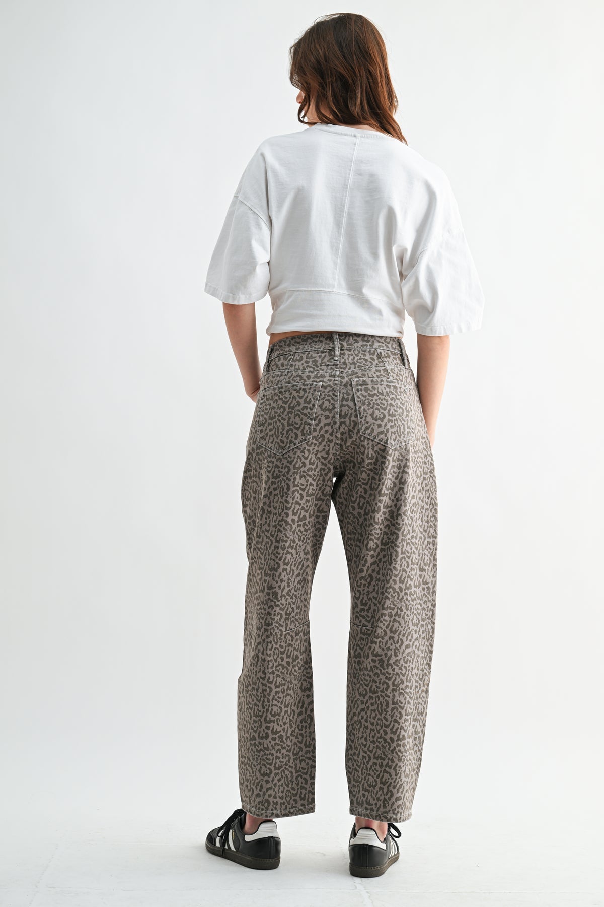 Mica High Rise Ankle Barrell Jean