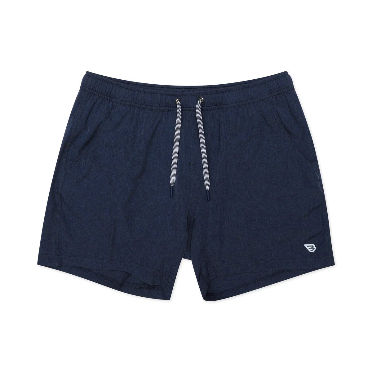 Athletic Short - Heather Navy - American Flag Liner