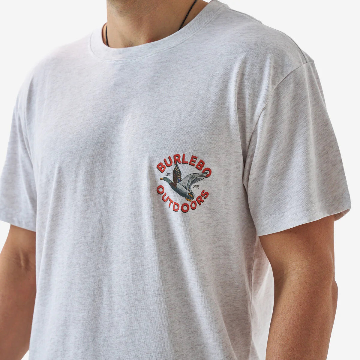 Short Sleeve Tee - Old School Duck Hunt - Heather Oatmeal