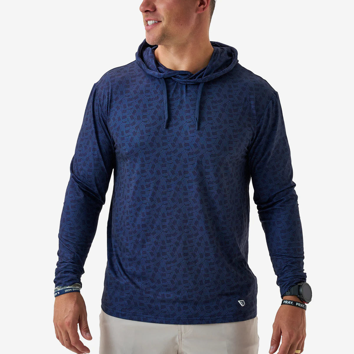 Performance Hoodie - Stars and Stripes - Navy