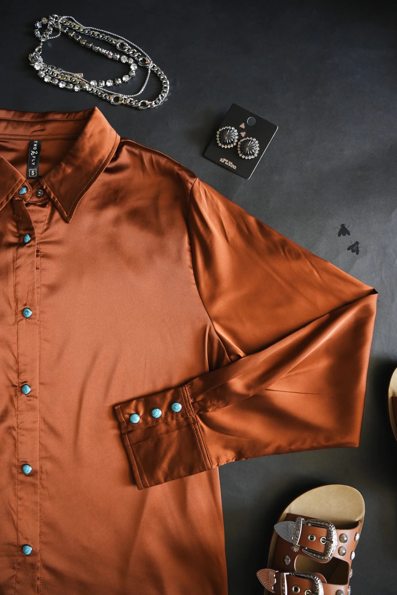 Satin Rust Longsleeve