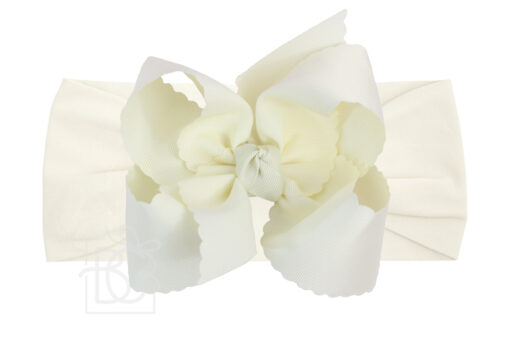 Beyond Creation Bow- Scalloped Headband