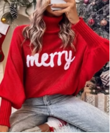 Merry Sweater Red