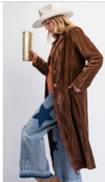 Velvet Shacket Mocha