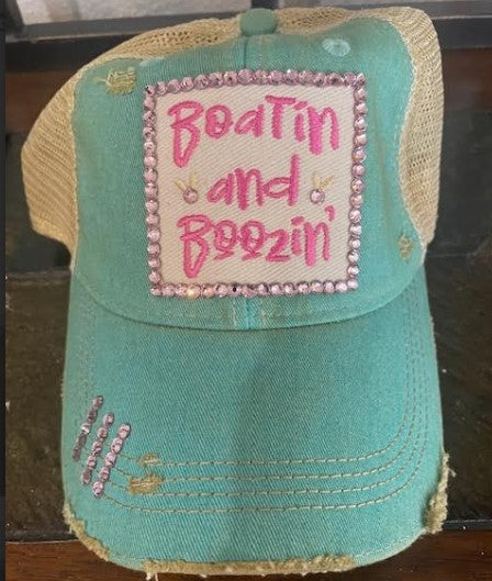 Trucker teal boat n booze