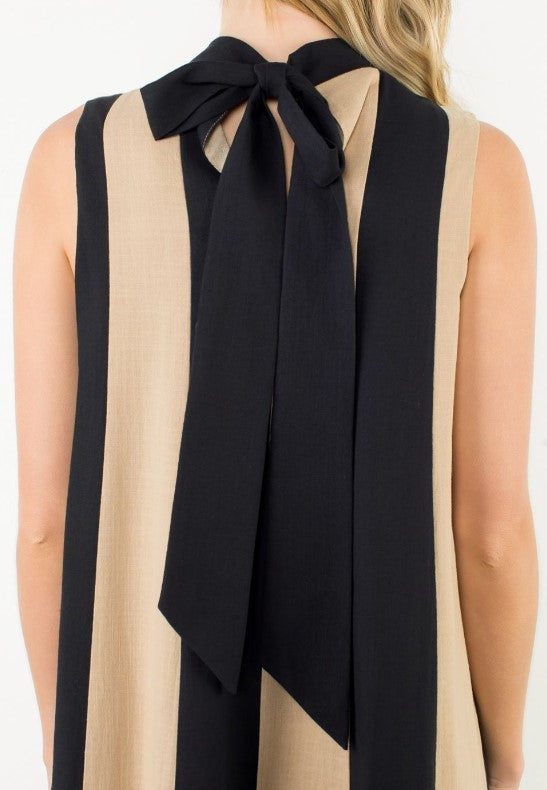 Color Block Stripe Maxi