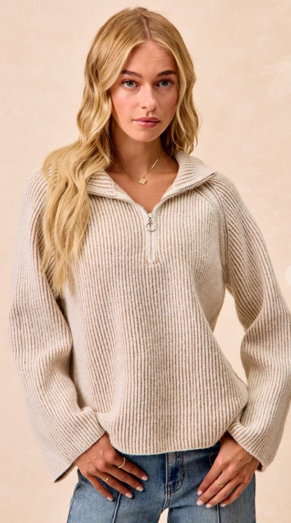 Rib Lounge 2 pc Set Oatmeal