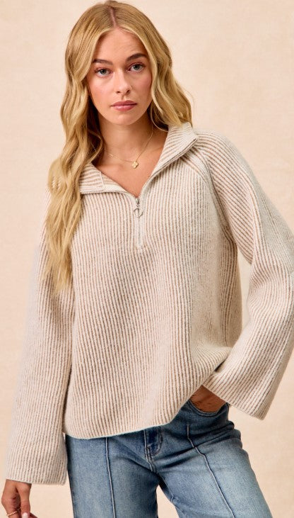Rib Lounge 2 pc Set Oatmeal